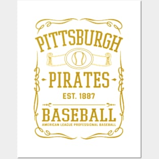 Vintage Pirates American Baseball Posters and Art